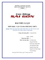 Tiểu luận môn học vận tải đa phương thức đề tài phân tích tình hình xuất nhập khẩu của việt nam từ năm 2018 đến 2022 thực trạng và giải pháp