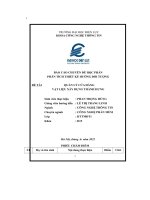 Báo cáo chuyên đề học phần phân tích thiết kế hướng đối tượng đề t ài quản lý cửa hàng vật liệu xây dựng thành hưng