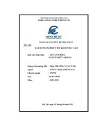 Báo cáo chuyên đề học phần đề ti xây dựng website tìm kiếm việc lm