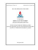 Chuyên ngành kinh tế đối ngoại hoàn thiện quy trình giao nhận hàng hoá nhập khẩu nguyên container bằng đường biển tại công ty tnhh thương mại dịch vụ alibao