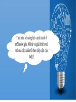 Bài Tiểu Luận Kinh Tế Thị Trường Mới Nổi Đề Tài  Tìm Hiểu Về Năng Lực Cạnh Tranh Ở Mỗi Quốc Gia. Mô Tả Và Giải Thích Vai Trò Của Các Nhân Tố Theo Tiếp Cận Của Wef.pptx