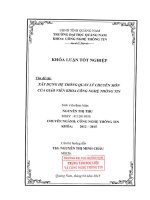 0050 xây dựng hệ thống quản lý chuyên môn của giáo viên khoa công nghệ thông tin nguyễn thị thu luận văn đh quảng nam