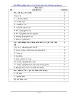 (Skkn 2023) một số kinh nghiệm giúp trẻ 3 4 tuổi  hình thành một số kỹ năng tự phục vụ