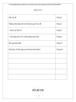 (Skkn 2023) các biện pháp phát huy tính tích cực, sáng tạo cho học sinh trong dạy học theo chủ đề môn địa lí 9