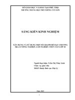 Sáng kiến kinh nghiệm địa lí nông nghiệp 2023