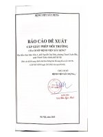 Báo cáo đề xuất cấp Giấy phép môi trường của cơ sở Bệnh viện Xây dựng