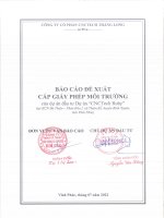 Báo cáo đề xuất cấp giấy phép môi trường của dự án đầu tư “CNCTech Ruby”