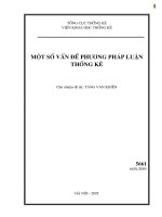 Luận Văn Một Số Vấn Đề Phương Pháp Luận Thống Kê (1).Pdf