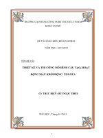 Thiết kế và thi công mô hình cấu tạo, hoạt động máy khởi động toyota sáng kiến kinh nghiệm