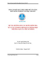 Hướng dẫn các bước kiểm tra xử lý sự cố phần mềm quản trị đại học thường gặp của thư ký khoa  báo cáo kết quả thực hiện đề tài sáng kiến kinh nghiệm năm học 2016 2017