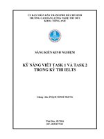 Kỹ năng viết task 1 và task 2 trong kỳ thi ielts sáng kiến kinh nghiệm
