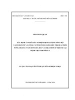 Xác định ý nghĩa xét nghiệm định lượng nồng độ vancomycin và công cụ tính toán liều điều trị dựa trên nồng độ đáy vancomycin, mic và creatinin ở trẻ em tại bệnh viện nhi đồng 2