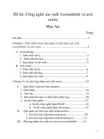 Luận Văn Đề Tài Công Nghệ Sản Xuất Axetandehit Và Axit Axetic.pdf