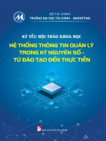 Hệ thống thông tin quản lý trong kỷ nguyên số - từ đào tạo đến thực tiễn - Kỷ yếu hội thảo khoa học