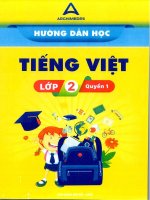 Bộ tài liệu hướng dẫn học Tiếng Việt lớp 2 quyển 1 của trường Archimedes