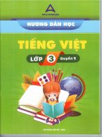 Bộ tài liệu hướng dẫn học Tiếng Việt lớp 3 quyển 1 của trường Archimedes