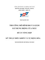 Đồ án thi công mô hình đo và giám sát độ rung động của máy bằng plc s7 1200