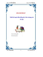 Đồ án   thiết kế mạch đếm đồng bộ 4 bít sử dụng các ff jk
