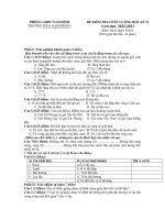 De thi hoc ki 2 mon dia li lop 6 nam 2022 2023 co dap an truong thcs nam phong 655