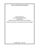 BÁO CÁO ĐỀ XUẤT CẤP GIẤY PHÉP MÔI TRƯỜNG của dự án đầu tư  NHÀ MÁY SẢN XUẤT ĐỒ GỖ NỘI THẤT XUẤT KHẨU