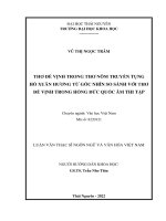 Luận văn thạc sĩ thơ đề vịnh trong thơ nôm truyền tụng hồ xuân hương từ góc nhìn so sánh với thơ đề vịnh trong hồng đức quốc âm thi tập