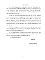 Luận văn thạc sĩ tiềm năng phát triển du lịch tại xã quyết tiến, huyện quản bạ, tỉnh hà giang gắn với văn hóa tộc người pu y
