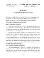 Phát triển phẩm chất, năng lực cho học sinh trong giảng dạy lí thuyết chương sự điện li môn hóa học 11 với phương pháp dạy học góc  tg nguyễn văn chuyên