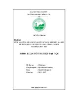 (Luận văn) đánh giá công tác chuyển quyền sử dụng đất trên địa bàn xã trùng quán   huyện văn lãng   tỉnh lạng sơn giai đoạn 2014   2016