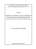 Nhận Diện Các Mô Hình Giáo Dục Gia Đình Đối Với Trẻ Vị Thành Niên Ở Thành Phố Hồ Chí Minh (Điển Cứu Tại Phường Linh Trung, Thành Phố Thủ Đức, Thành Phố Hồ Chí Minh) .Pdf
