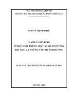 Hành Vi Sexting Ở Học Sinh Trung Học Cơ Sở, Sinh Viên Đại Học.pdf