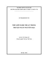 Luận Văn Thế Giới Nghệ Thuật Trong Truyện Ngắn Nguyễn Dậu.pdf