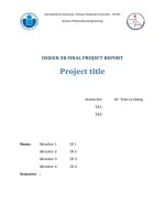 DESIGN 2B FINAL PROJECT REPORT