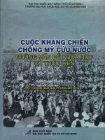 Cuộc kháng chiến chống mỹ cứu nước   những vấn đề khoa học và thực tiễn kỷ yếu hội thảo khoa học kỷ niệm 30 năm giải phóng miền nam (30