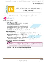 Duong thang va mat phang trong khong gian quan he song song toan 11 cd