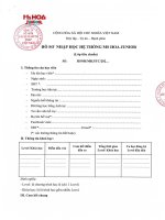 Hồ sơ nhập học ms hoa junior (tiêu chuẩn)