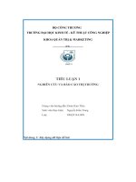 Tiểu luận 1 nghiên cứu và báo cáo thị trường xây dựng dữ liệu đề bài   shopee