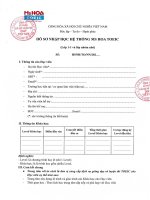 Hồ sơ nhập học to (nhóm nhỏ)