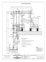 Bản vẽ autocad đà giáo thi công lan can biển