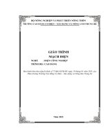 Giáo trình Mạch điện (Nghề: Điện công nghiệp - Trình độ: Cao đẳng) - Trường CĐ Cơ điện-Xây dựng và Nông lâm Trung bộ