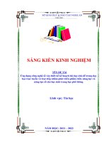 Sáng kiến kinh nghiệm THPT: Ứng dụng công nghệ số vào thiết kế kế hoạch bài dạy/chủ đề trong dạy học trực tuyến và trực tiếp nhằm phát triển phẩm chất, năng lực và năng lực số cho học sinh trung học phổ thông
