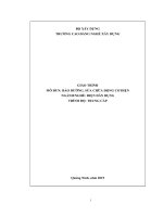 Giáo trình Bảo dưỡng, sửa chữa động cơ điện (Nghề: Điện dân dụng - Trung cấp) - Trường Cao đẳng nghề Xây dựng