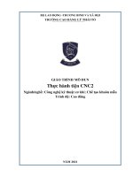 Thực hành tiện cnc2  công nghệ kỹ thuật cơ khí chế tạo khuôn mẫu