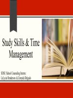 Study skills  time management