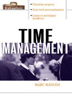 Time management (mcgraw hill)