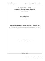 Luận văn thạc sĩ  nghiên cứu biến động cảnh quan phục vụ định hướng sử dụng hợp lý lãnh thổ huyện tiền hải tỉnh thái bình vnu lvts08w
