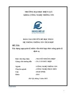 Thực tập hệ thống thông tin tích hợp nguyễn hoàng hiệp