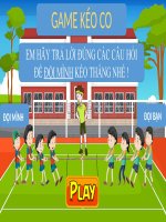 Game trò chơi Powerpoint kéo co