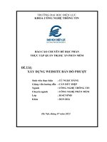 Thực tập quản trị dự án phần mềm  XÂY DỰNG WEBSITE BÁN ĐỒ PHƯỢT