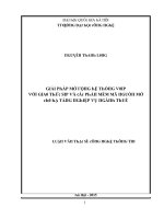 Luận văn giải pháp mở rộng hệ thống voip với giao thức sip và các phần mềm mã nguồn mở cho hạ tầng nghiệp vụ ngành thuế