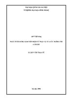 Luận văn phát triển cổng giao tiếp điện tử phục vụ tra cứu thông tin cá nhân